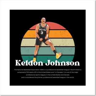 Keldon Johnson Vintage V1 Posters and Art